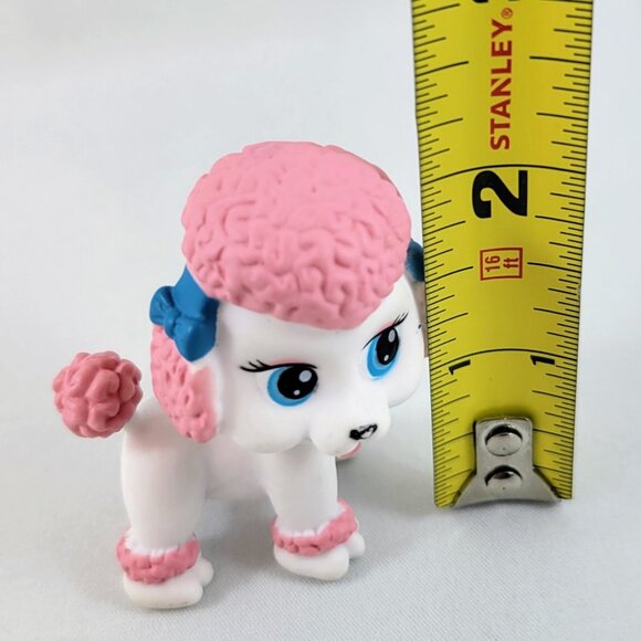 Pink Poodle Brown Dog Chic Boutique Dog My Pet Pals Puppy Figures 2008 Toy Read - Picture 16 of 16
